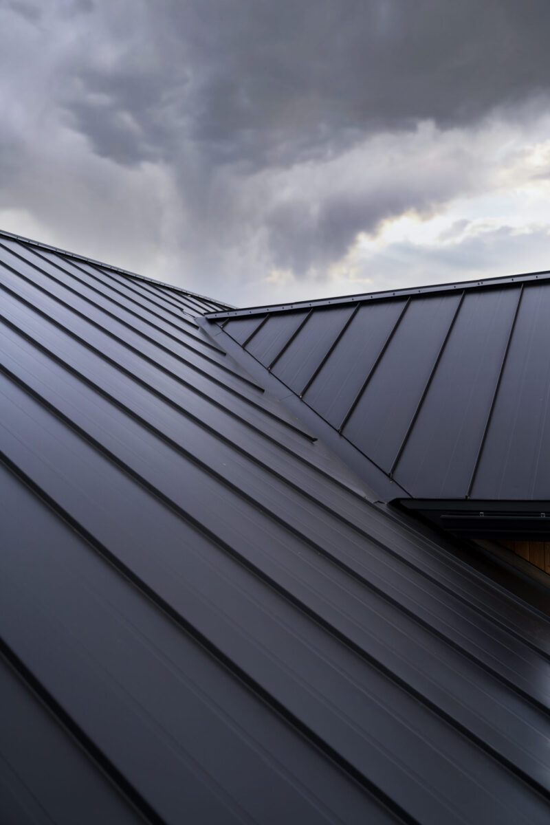 Soft-washed metal roof in Mooloolaba